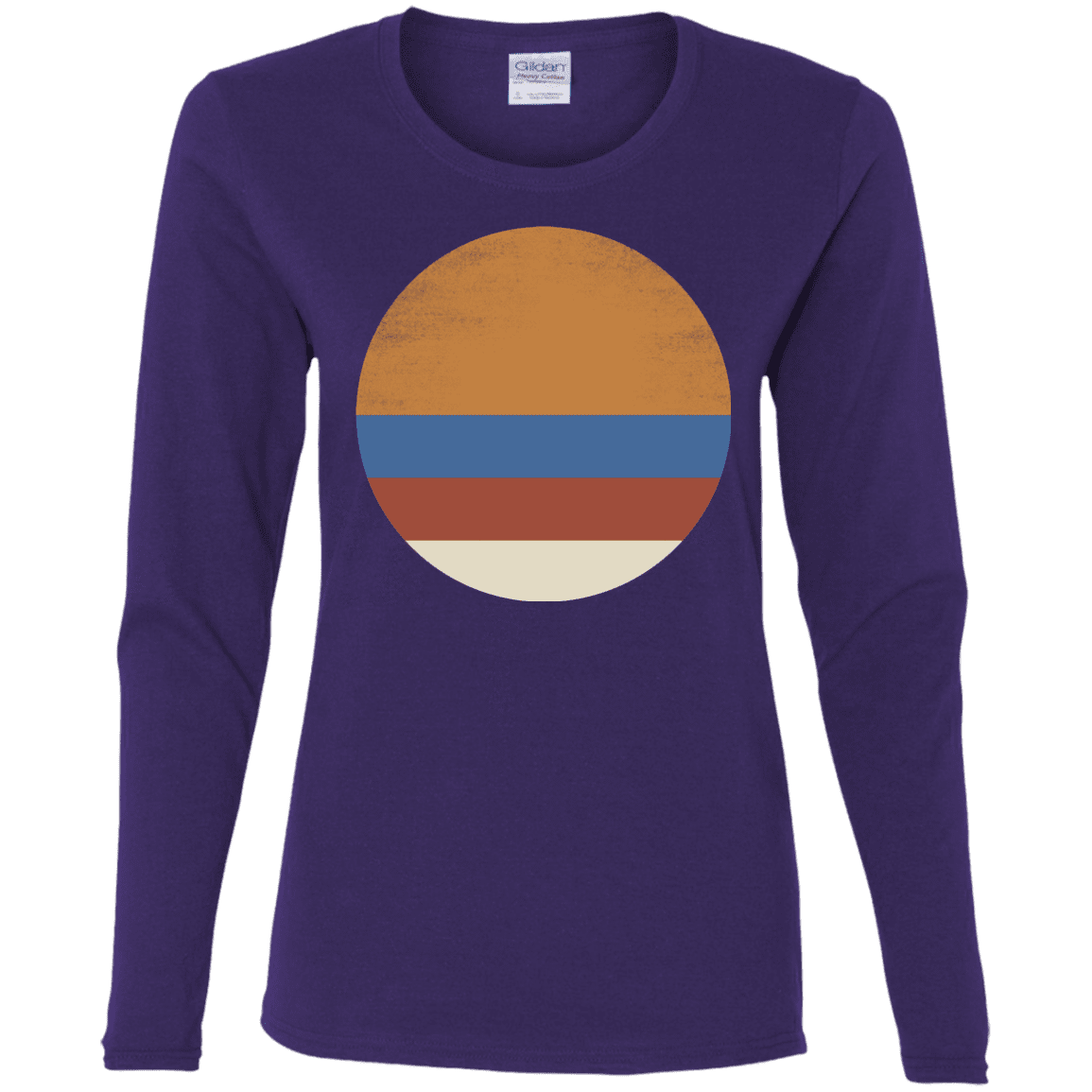 T-Shirts Purple / S 70s Sun Women's Long Sleeve T-Shirt