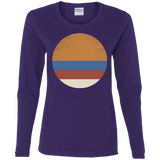 T-Shirts Purple / S 70s Sun Women's Long Sleeve T-Shirt