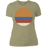 T-Shirts Light Olive / X-Small 70s Sun Women's Premium T-Shirt