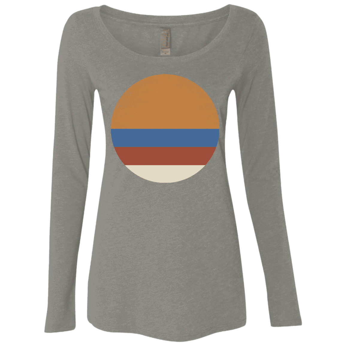 T-Shirts Venetian Grey / S 70s Sun Women's Triblend Long Sleeve Shirt