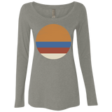 T-Shirts Venetian Grey / S 70s Sun Women's Triblend Long Sleeve Shirt