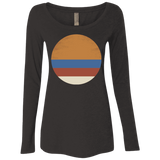 T-Shirts Vintage Black / S 70s Sun Women's Triblend Long Sleeve Shirt