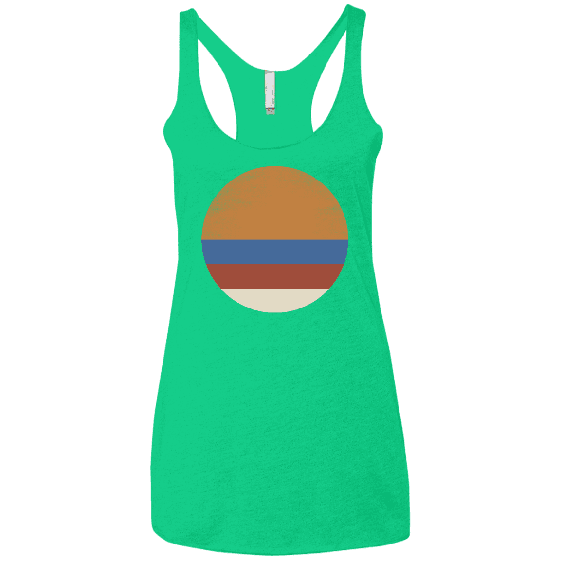 T-Shirts Envy / X-Small 70s Sun Women's Triblend Racerback Tank