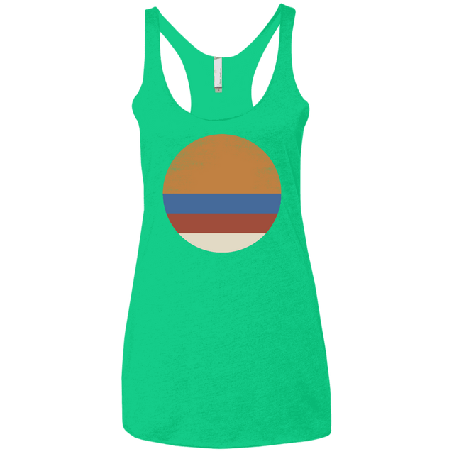 T-Shirts Envy / X-Small 70s Sun Women's Triblend Racerback Tank