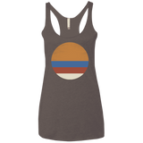 T-Shirts Macchiato / X-Small 70s Sun Women's Triblend Racerback Tank