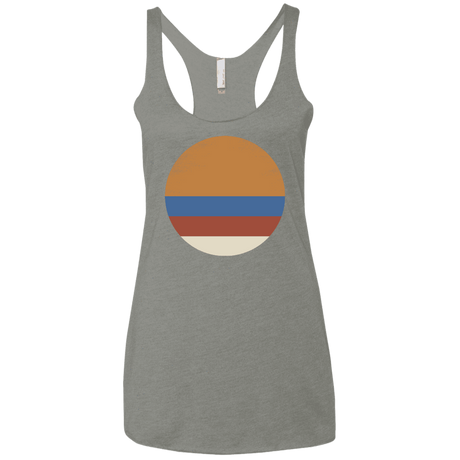 T-Shirts Venetian Grey / X-Small 70s Sun Women's Triblend Racerback Tank
