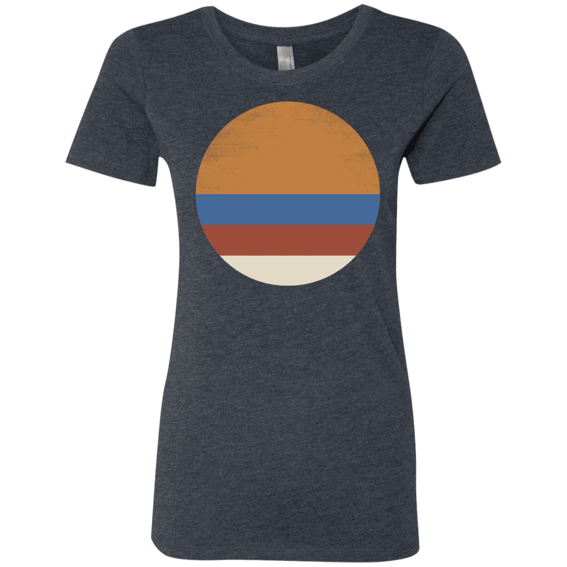 T-Shirts Vintage Navy / S 70s Sun Women's Triblend T-Shirt