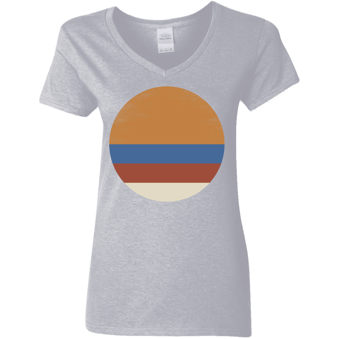 T-Shirts Sport Grey / S 70s Sun Women's V-Neck T-Shirt