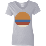 T-Shirts Sport Grey / S 70s Sun Women's V-Neck T-Shirt