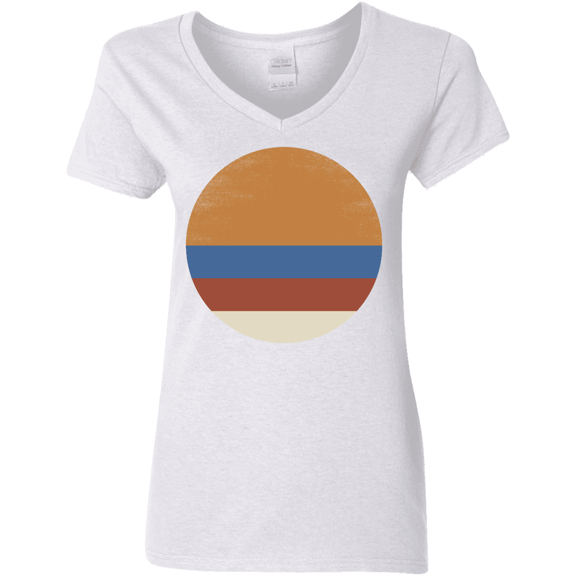 T-Shirts White / S 70s Sun Women's V-Neck T-Shirt