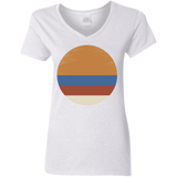 T-Shirts White / S 70s Sun Women's V-Neck T-Shirt