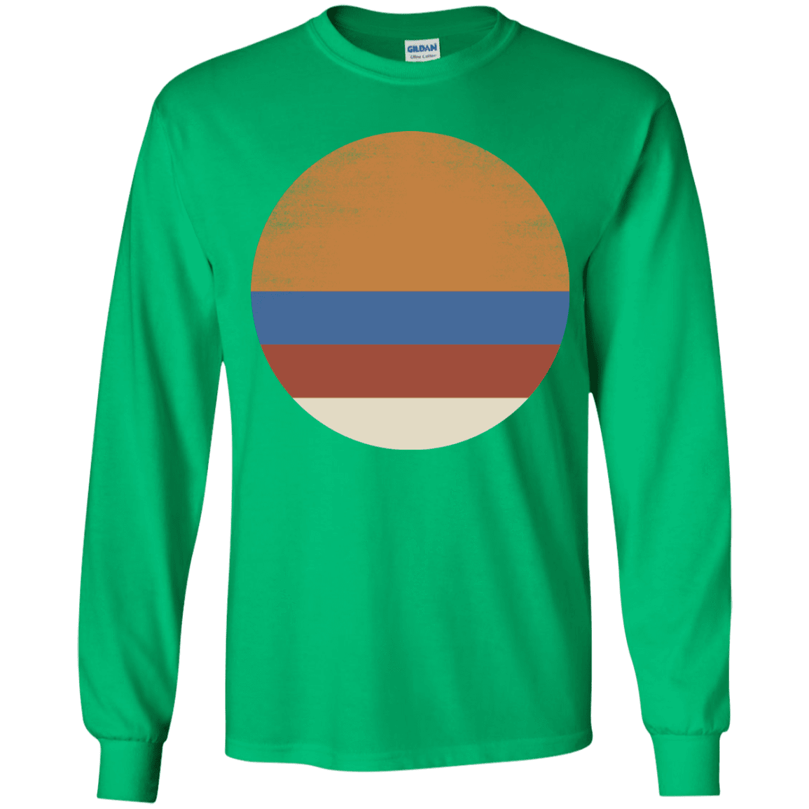 T-Shirts Irish Green / YS 70s Sun Youth Long Sleeve T-Shirt