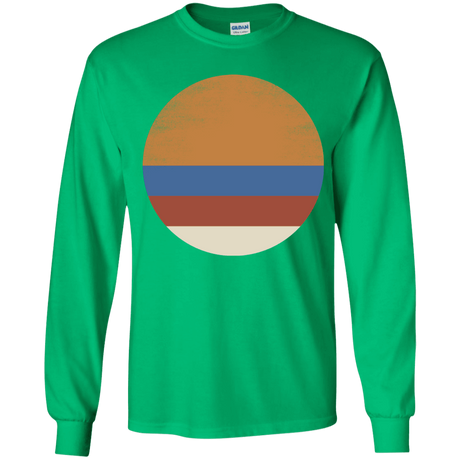 T-Shirts Irish Green / YS 70s Sun Youth Long Sleeve T-Shirt