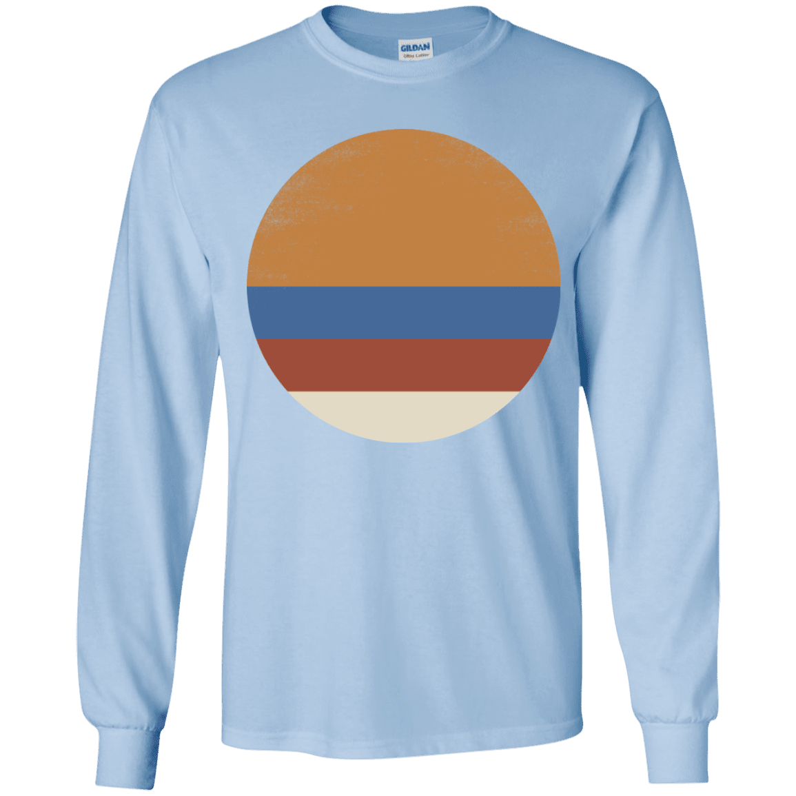 T-Shirts Light Blue / YS 70s Sun Youth Long Sleeve T-Shirt