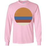 T-Shirts Light Pink / YS 70s Sun Youth Long Sleeve T-Shirt