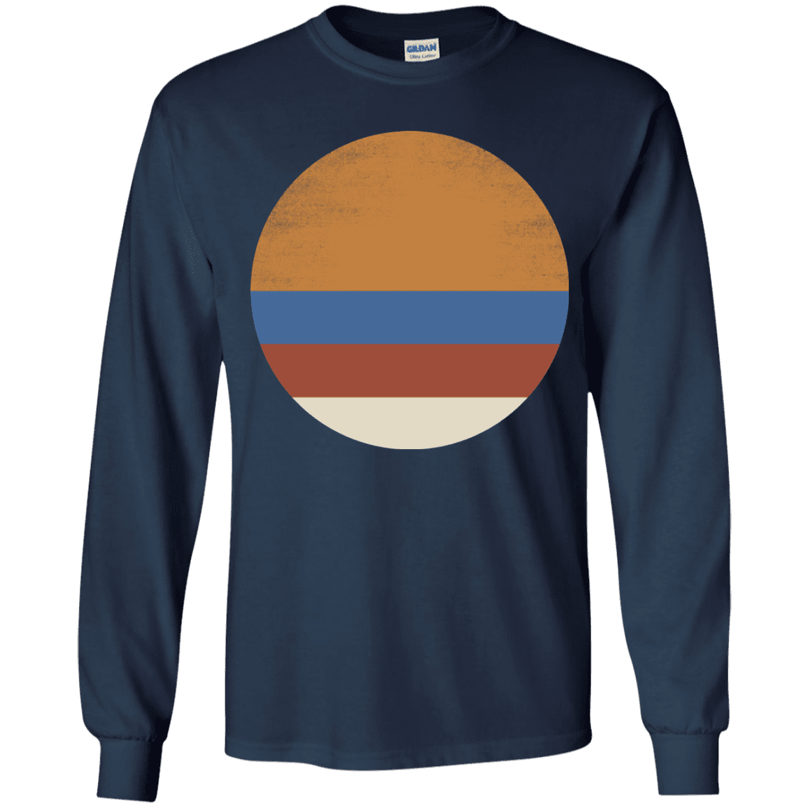 T-Shirts Navy / YS 70s Sun Youth Long Sleeve T-Shirt