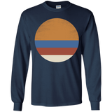 T-Shirts Navy / YS 70s Sun Youth Long Sleeve T-Shirt