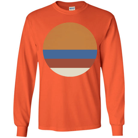 T-Shirts Orange / YS 70s Sun Youth Long Sleeve T-Shirt