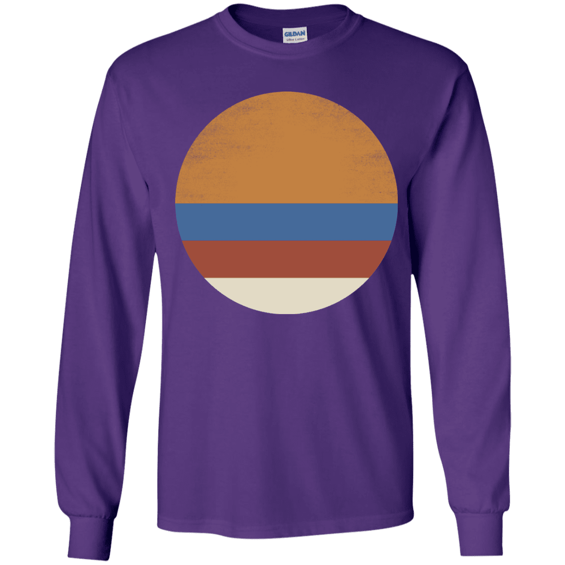 T-Shirts Purple / YS 70s Sun Youth Long Sleeve T-Shirt