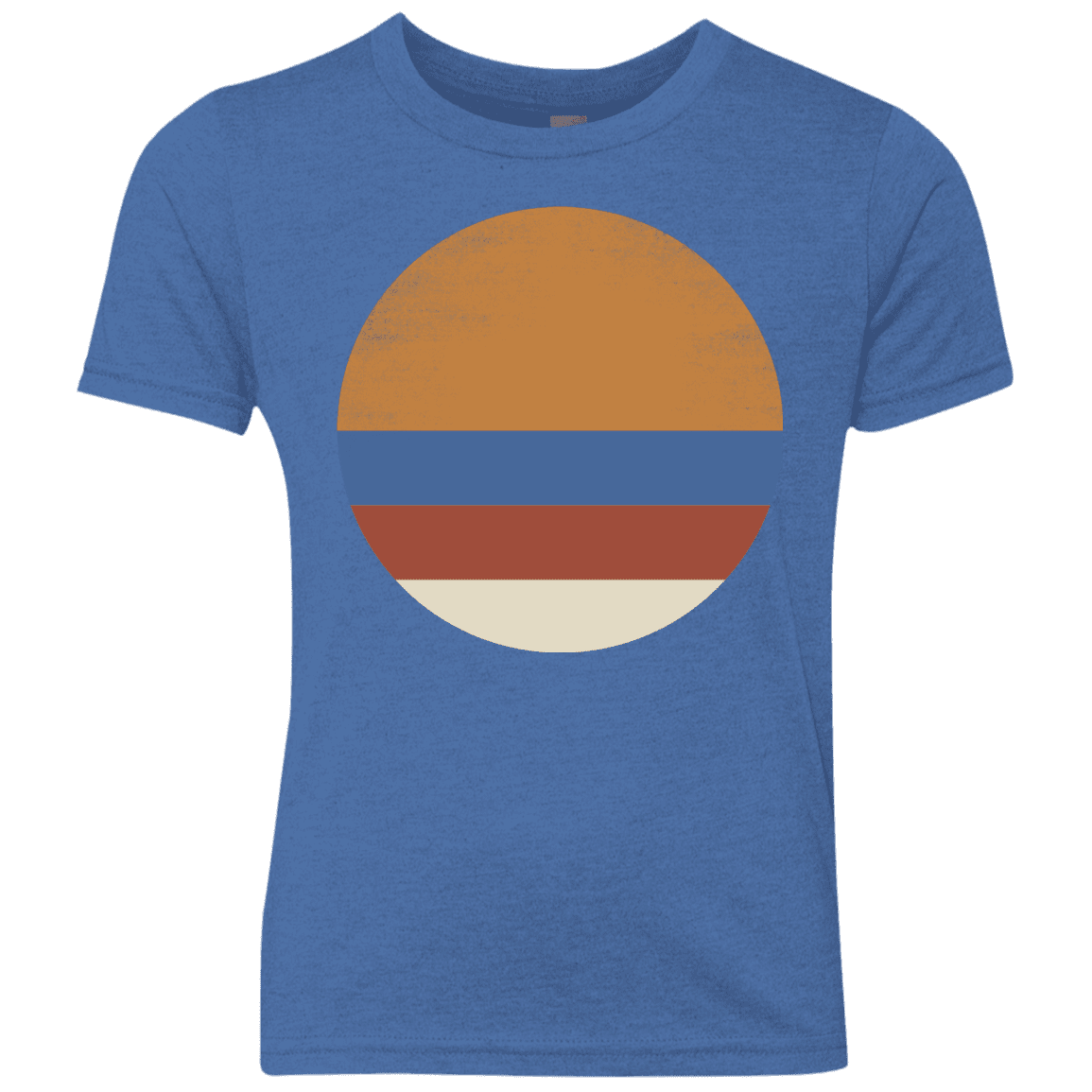 T-Shirts Vintage Royal / YXS 70s Sun Youth Triblend T-Shirt