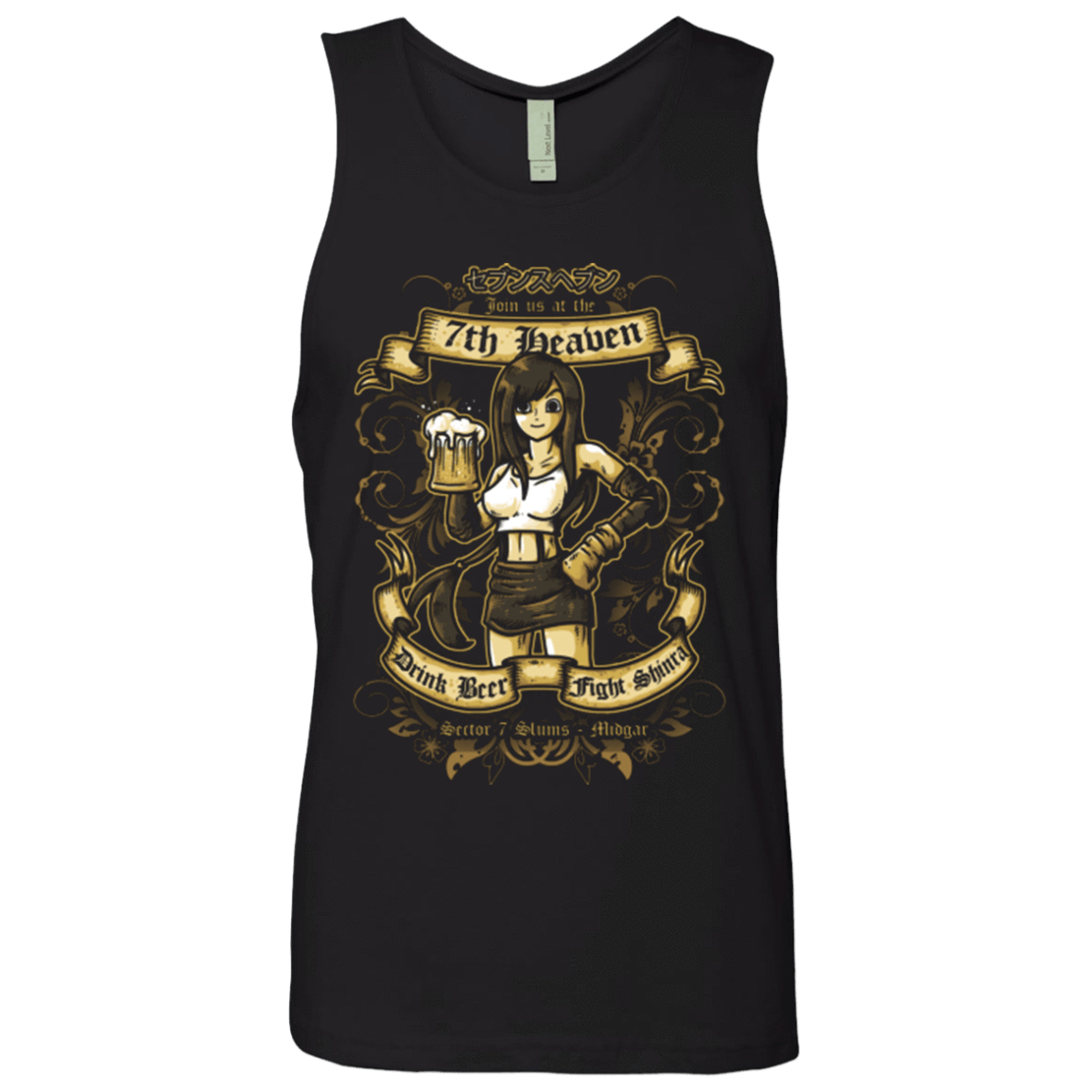 T-Shirts Black / Small 7TH HEAVEN Men's Premium Tank Top