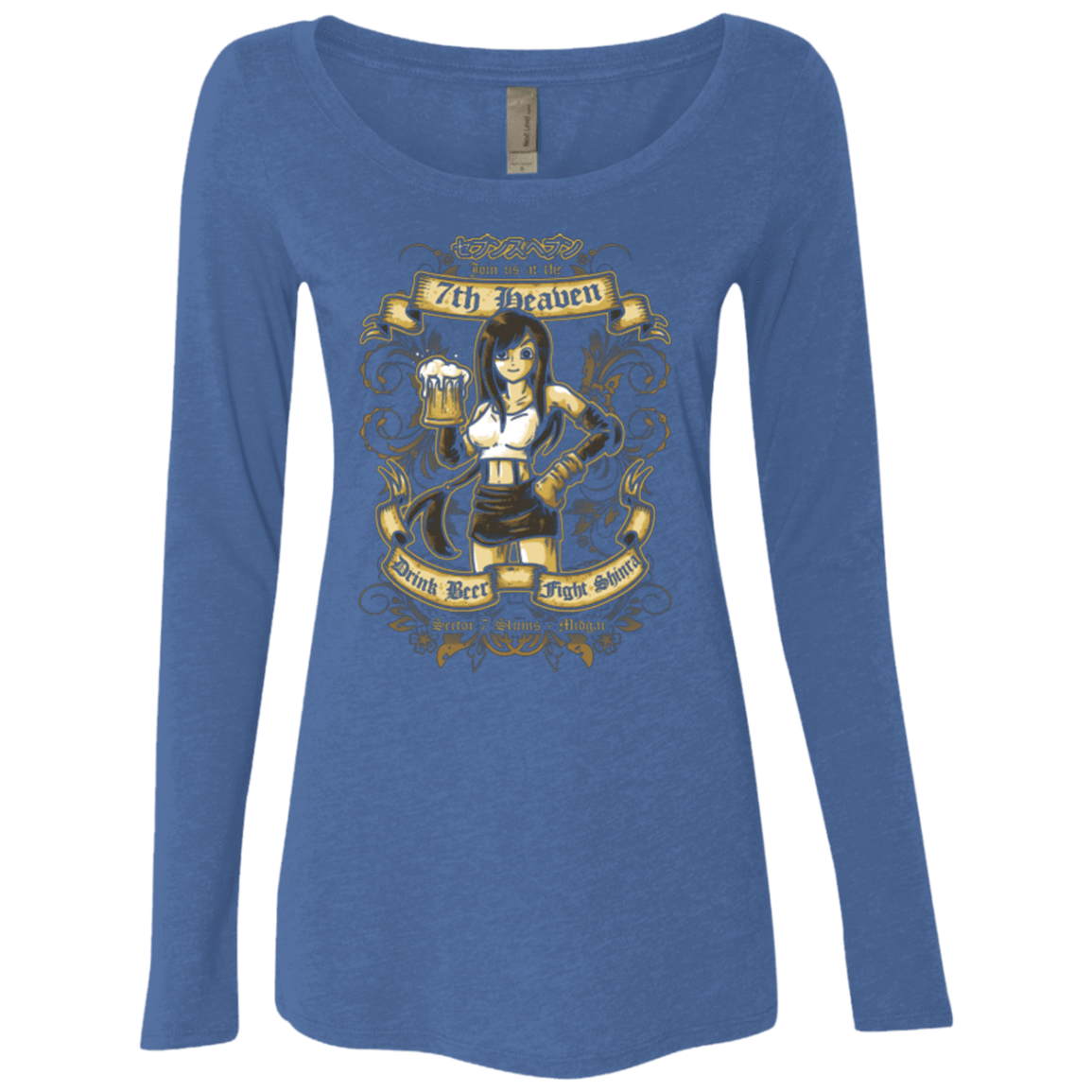T-Shirts Vintage Royal / Small 7TH HEAVEN Women's Triblend Long Sleeve Shirt