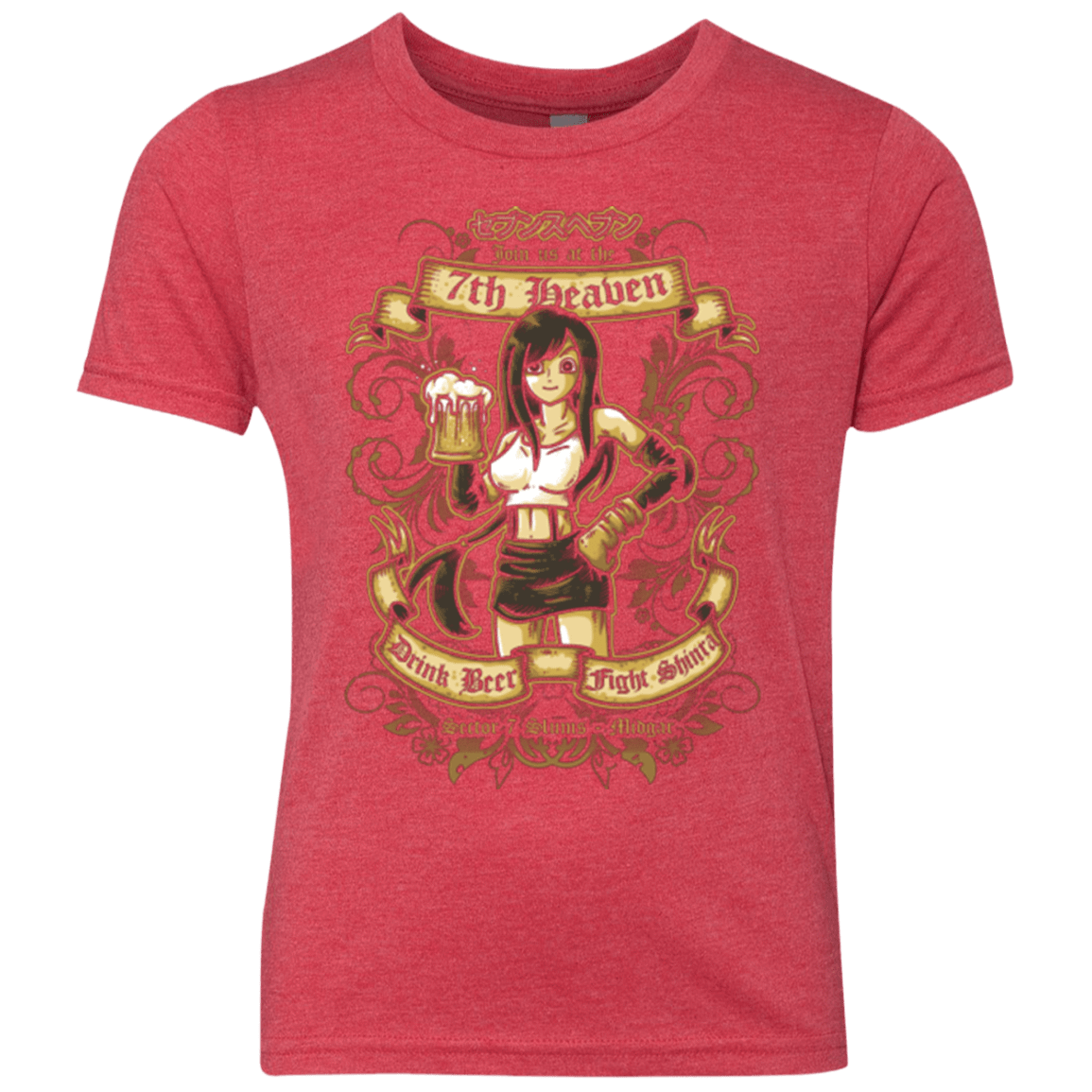 T-Shirts Vintage Red / YXS 7TH HEAVEN Youth Triblend T-Shirt