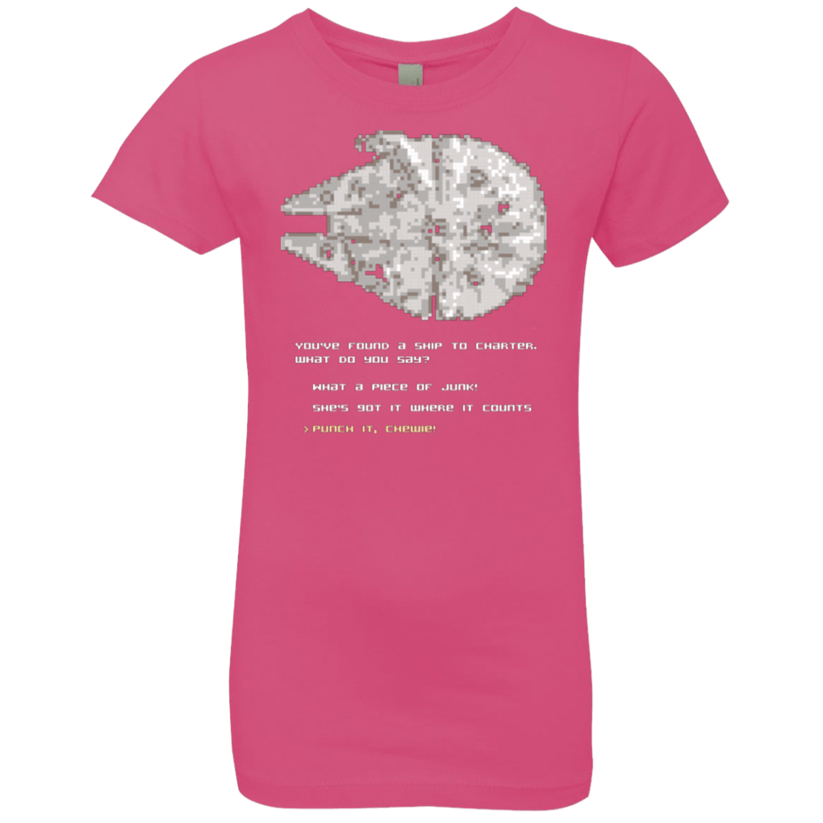 T-Shirts Hot Pink / YXS 8-Bit Charter Girls Premium T-Shirt