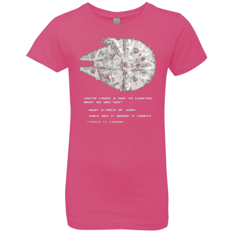 T-Shirts Hot Pink / YXS 8-Bit Charter Girls Premium T-Shirt