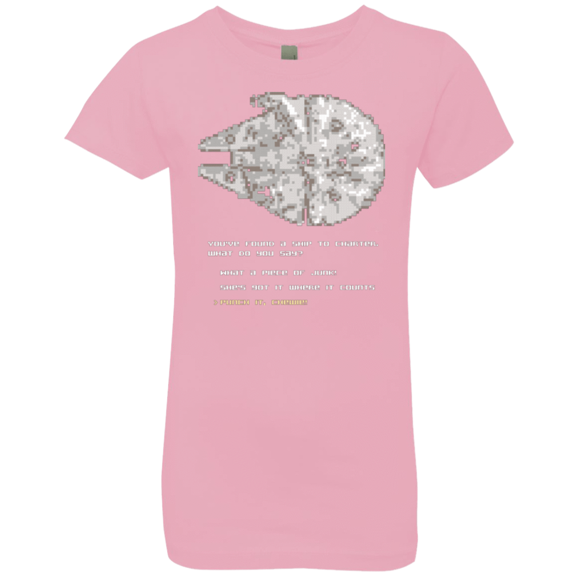 T-Shirts Light Pink / YXS 8-Bit Charter Girls Premium T-Shirt