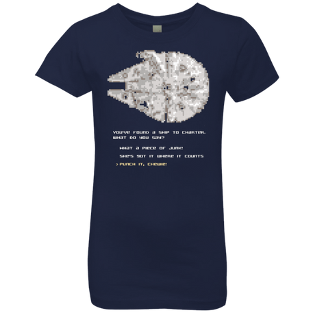 T-Shirts Midnight Navy / YXS 8-Bit Charter Girls Premium T-Shirt