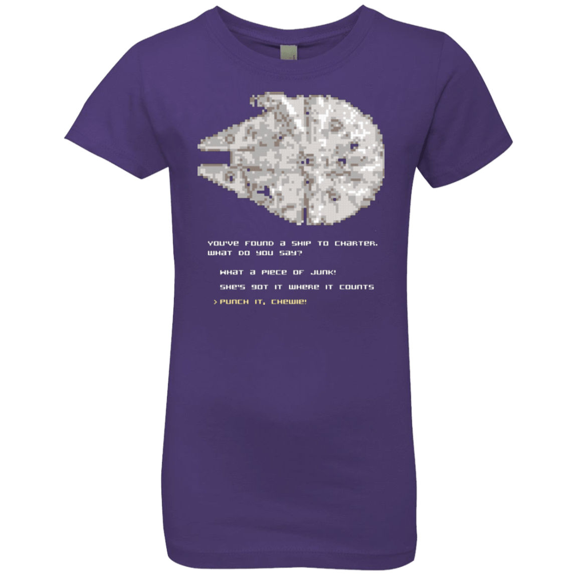 T-Shirts Purple Rush / YXS 8-Bit Charter Girls Premium T-Shirt