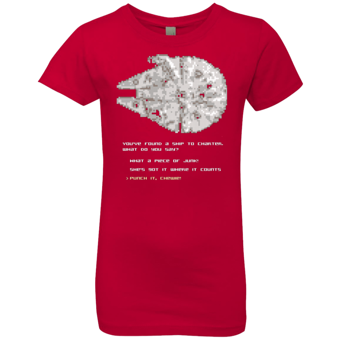 T-Shirts Red / YXS 8-Bit Charter Girls Premium T-Shirt