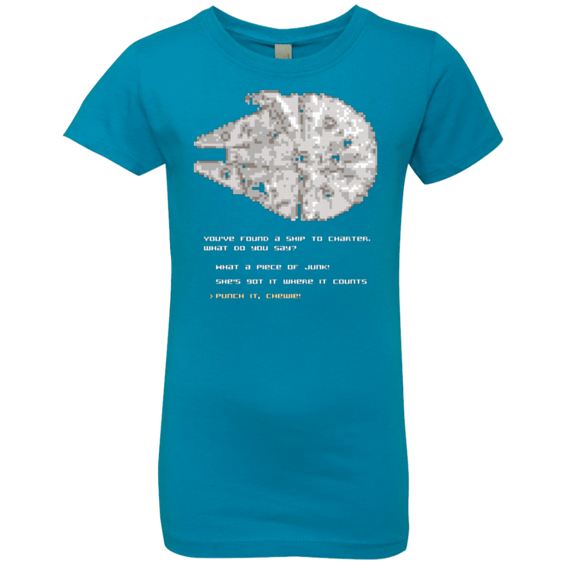 T-Shirts Turquoise / YXS 8-Bit Charter Girls Premium T-Shirt