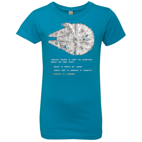 T-Shirts Turquoise / YXS 8-Bit Charter Girls Premium T-Shirt