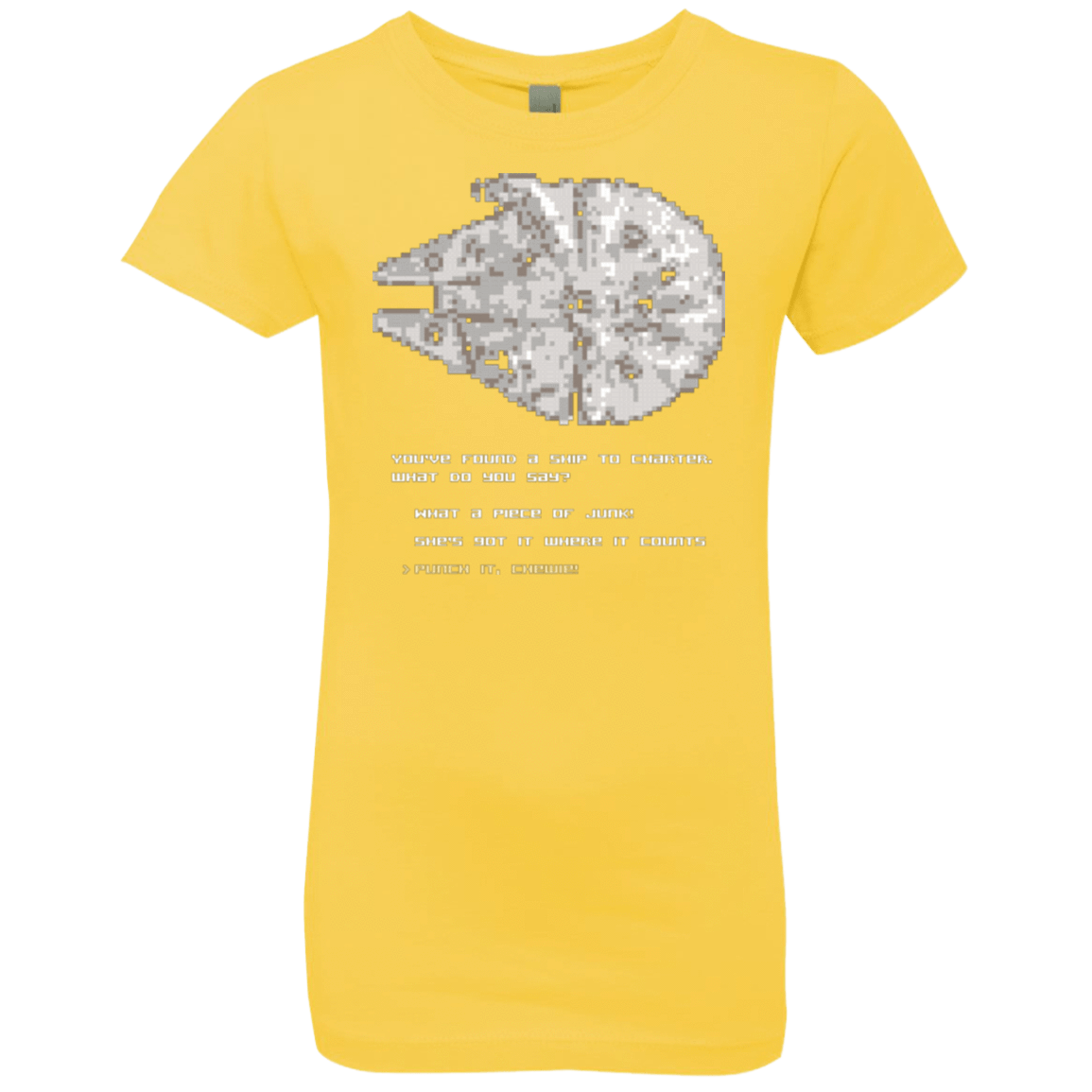 T-Shirts Vibrant Yellow / YXS 8-Bit Charter Girls Premium T-Shirt