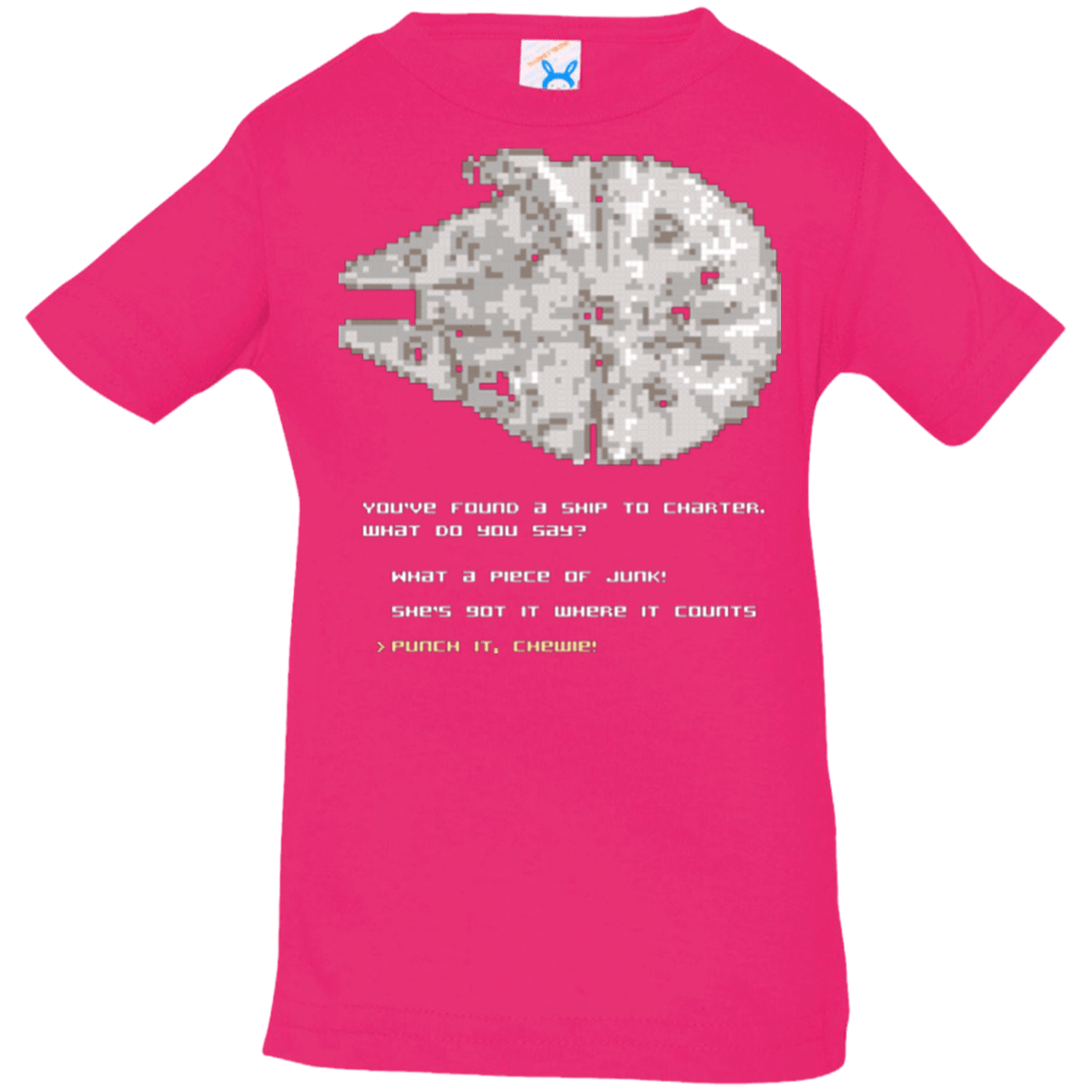 T-Shirts Hot Pink / 6 Months 8-Bit Charter Infant Premium T-Shirt