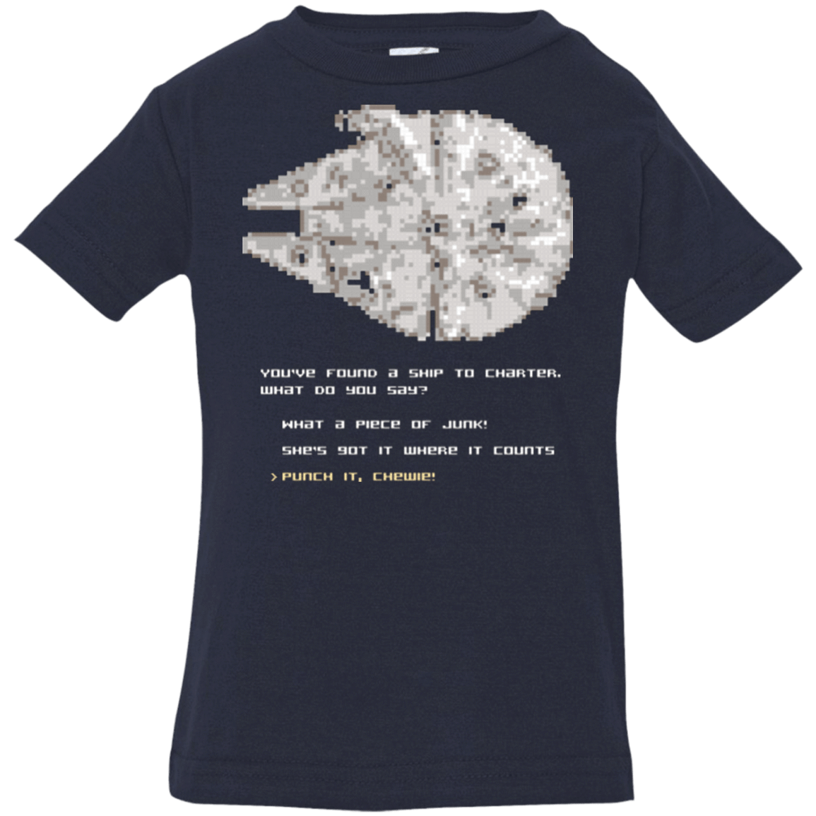 T-Shirts Navy / 6 Months 8-Bit Charter Infant Premium T-Shirt