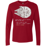 T-Shirts Cardinal / Small 8-Bit Charter Men's Premium Long Sleeve
