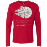 T-Shirts Red / Small 8-Bit Charter Men's Premium Long Sleeve