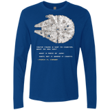 T-Shirts Royal / Small 8-Bit Charter Men's Premium Long Sleeve