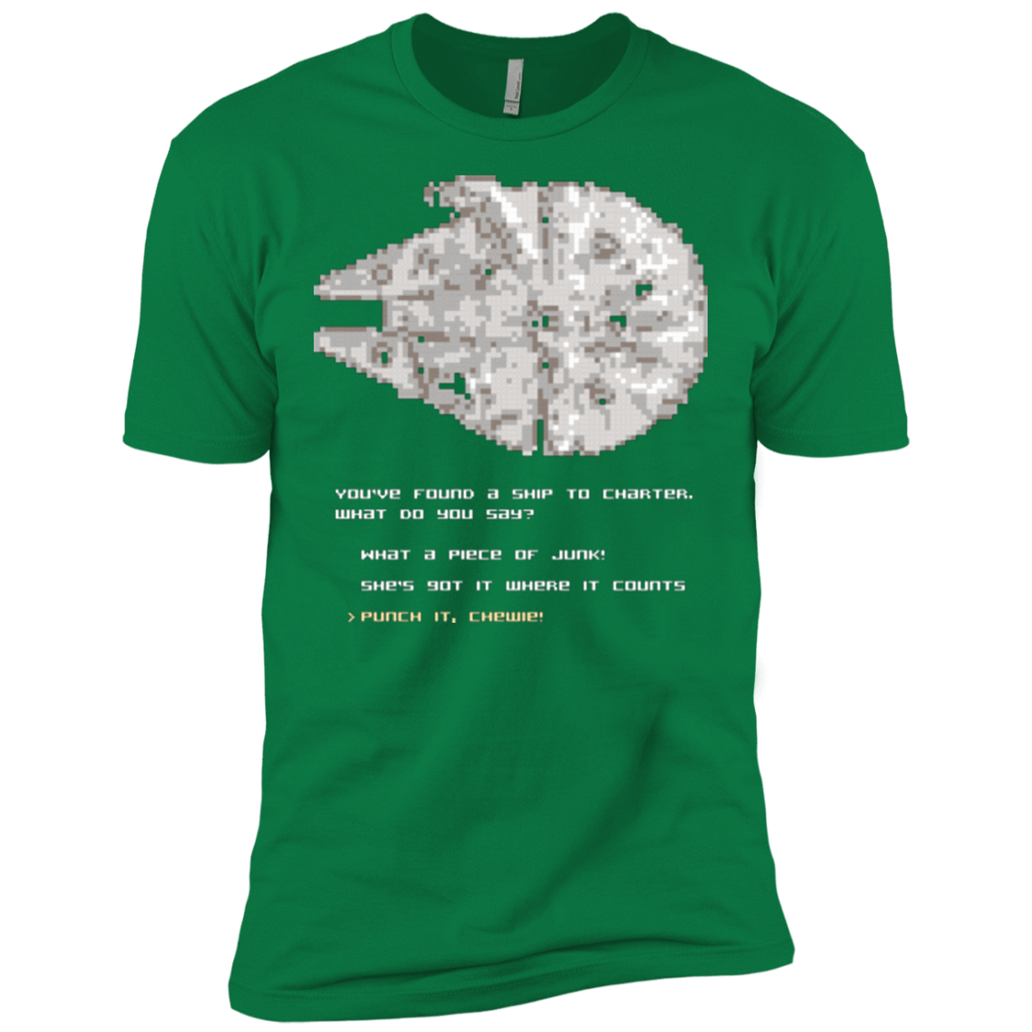 T-Shirts Kelly Green / X-Small 8-Bit Charter Men's Premium T-Shirt