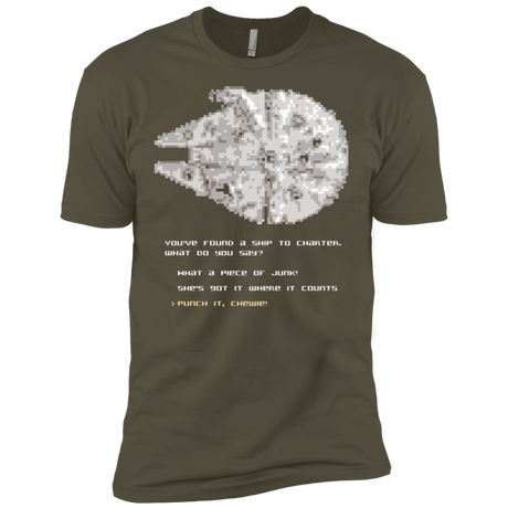 T-Shirts Military Green / X-Small 8-Bit Charter Men's Premium T-Shirt