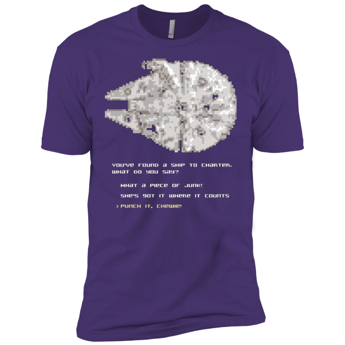 T-Shirts Purple / X-Small 8-Bit Charter Men's Premium T-Shirt