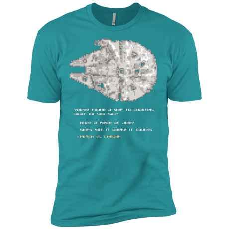 T-Shirts Tahiti Blue / X-Small 8-Bit Charter Men's Premium T-Shirt