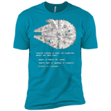 T-Shirts Turquoise / X-Small 8-Bit Charter Men's Premium T-Shirt