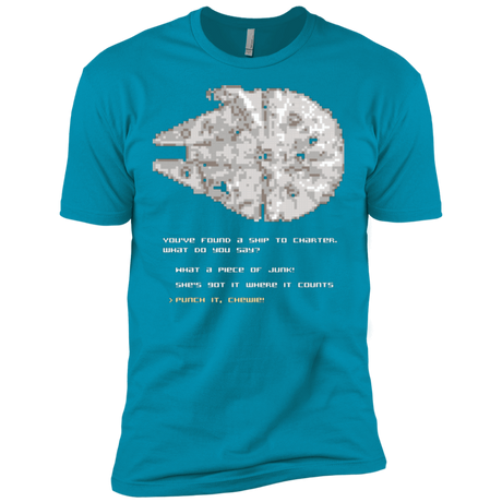 T-Shirts Turquoise / X-Small 8-Bit Charter Men's Premium T-Shirt