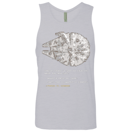 T-Shirts Heather Grey / Small 8-Bit Charter Men's Premium Tank Top