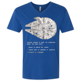 T-Shirts Royal / X-Small 8-Bit Charter Men's Premium V-Neck