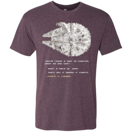 T-Shirts Vintage Purple / Small 8-Bit Charter Men's Triblend T-Shirt